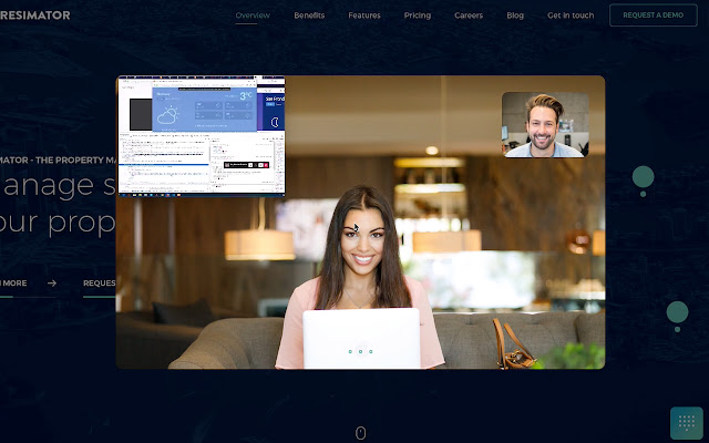 Resimator Oy Video Screen sharing from Chrome web store to be run with OffiDocs Chromium online Resimator Oy Video Screen sharing from Chrome web store to be run with OffiDocs Chromium online