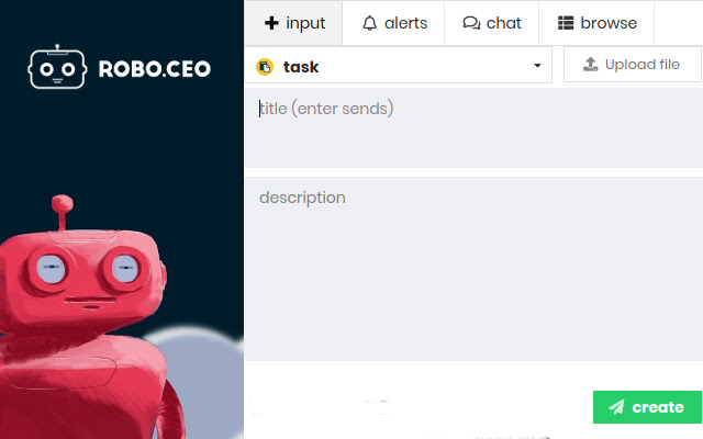 Robo.CEO plugin from Chrome web store to be run with OffiDocs Chromium online Robo.CEO plugin from Chrome web store to be run with OffiDocs Chromium online