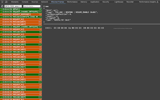 RSocket Frame Inspector from Chrome web store to be run with OffiDocs Chromium online RSocket Frame Inspector from Chrome web store to be run with OffiDocs Chromium online