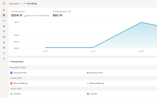 Running balance for MonarchMoney from Chrome web store to be run with OffiDocs Chromium online Running balance for MonarchMoney from Chrome web store to be run with OffiDocs Chromium online