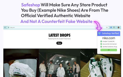 Safeshop: Buy Safe Stop Fake Email Phishing from Chrome web store to be run with OffiDocs Chromium online Safeshop: Buy Safe Stop Fake Email Phishing from Chrome web store to be run with OffiDocs Chromium online