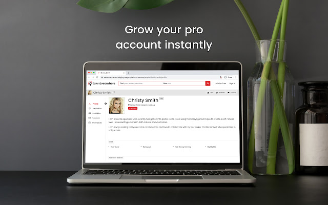 SalonEverywhere Save Button from Chrome web store to be run with OffiDocs Chromium online SalonEverywhere Save Button from Chrome web store to be run with OffiDocs Chromium online