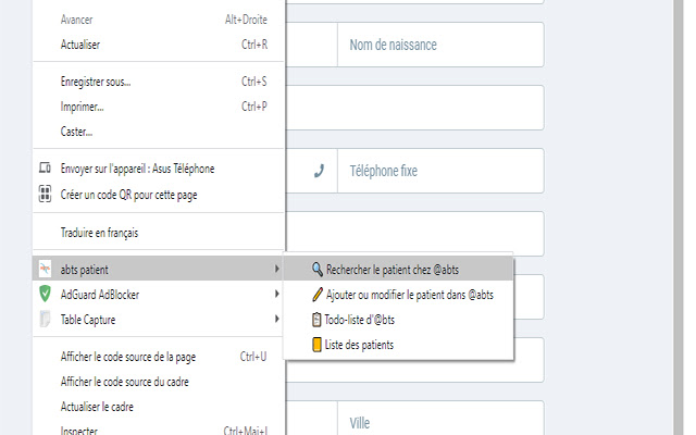 Sarradon patient from Chrome web store to be run with OffiDocs Chromium online Sarradon patient from Chrome web store to be run with OffiDocs Chromium online