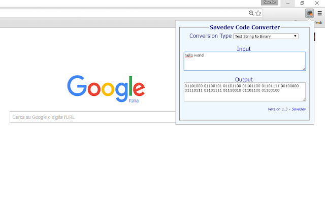 Savedev Code Converter from Chrome web store to be run with OffiDocs Chromium online Savedev Code Converter from Chrome web store to be run with OffiDocs Chromium online