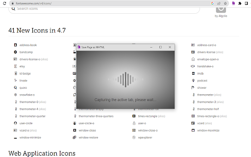 Save Page as MHTML from Chrome web store to be run with OffiDocs Chromium online Save Page as MHTML from Chrome web store to be run with OffiDocs Chromium online
