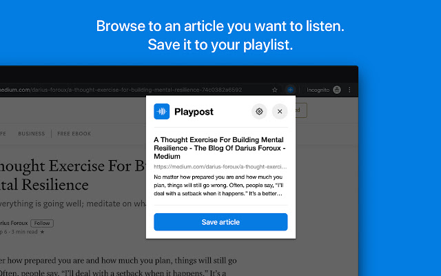 Save to Playpost from Chrome web store to be run with OffiDocs Chromium online Save to Playpost from Chrome web store to be run with OffiDocs Chromium online