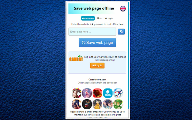 Save Web offline from Chrome web store to be run with OffiDocs Chromium online Save Web offline from Chrome web store to be run with OffiDocs Chromium online