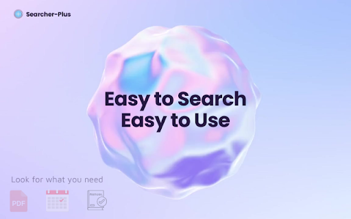 Searcher Plus from Chrome web store to be run with OffiDocs Chromium online Searcher Plus from Chrome web store to be run with OffiDocs Chromium online