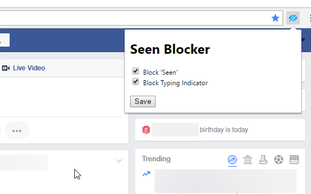 Seen Blocker from Chrome web store to be run with OffiDocs Chromium online Seen Blocker from Chrome web store to be run with OffiDocs Chromium online