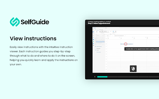 SelfGuide from Chrome web store to be run with OffiDocs Chromium online SelfGuide from Chrome web store to be run with OffiDocs Chromium online