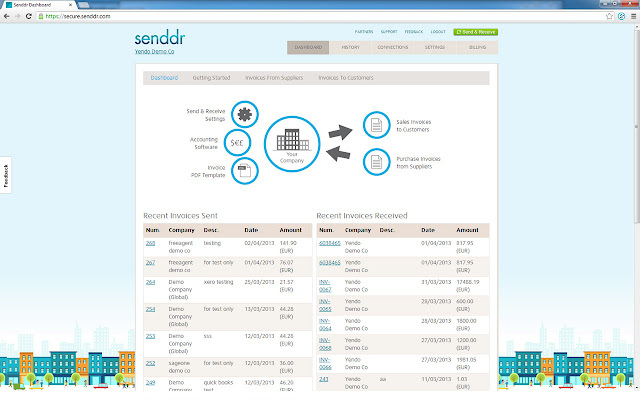 Senddr eInvoicing from Chrome web store to be run with OffiDocs Chromium online Senddr eInvoicing from Chrome web store to be run with OffiDocs Chromium online