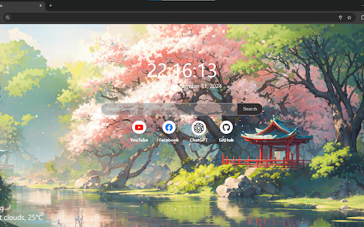 Serene Sakura New Tab from Chrome web store to be run with OffiDocs Chromium online Serene Sakura New Tab from Chrome web store to be run with OffiDocs Chromium online