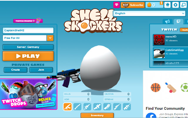 Shell Shockers Play from Chrome web store to be run with OffiDocs Chromium online Shell Shockers Play from Chrome web store to be run with OffiDocs Chromium online