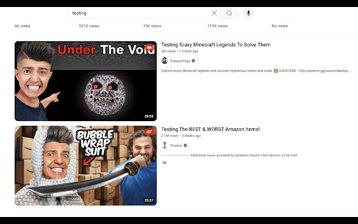 Show YouTube Search Results Rank from Chrome web store to be run with OffiDocs Chromium online Show YouTube Search Results Rank from Chrome web store to be run with OffiDocs Chromium online