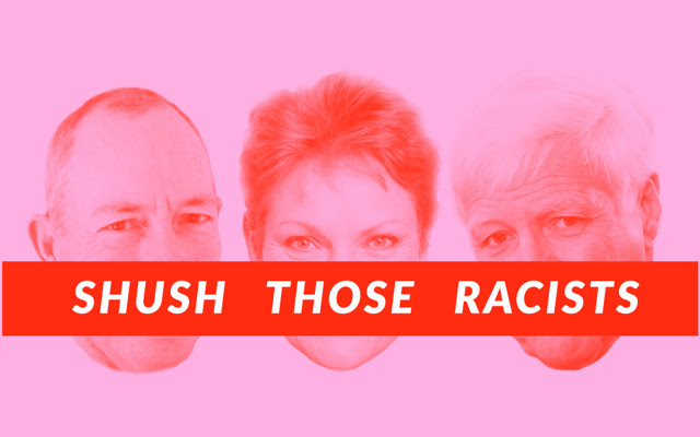 Shush Those Racists from Chrome web store to be run with OffiDocs Chromium online Shush Those Racists from Chrome web store to be run with OffiDocs Chromium online