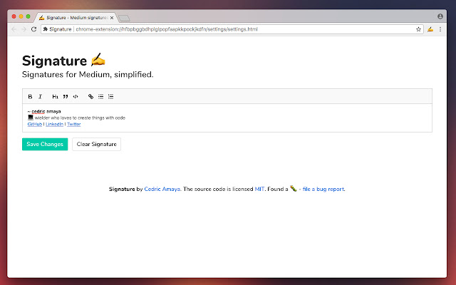 Signature from Chrome web store to be run with OffiDocs Chromium online Signature from Chrome web store to be run with OffiDocs Chromium online