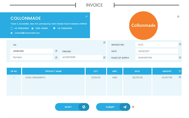 Simple Invoice from Chrome web store to be run with OffiDocs Chromium online Simple Invoice from Chrome web store to be run with OffiDocs Chromium online