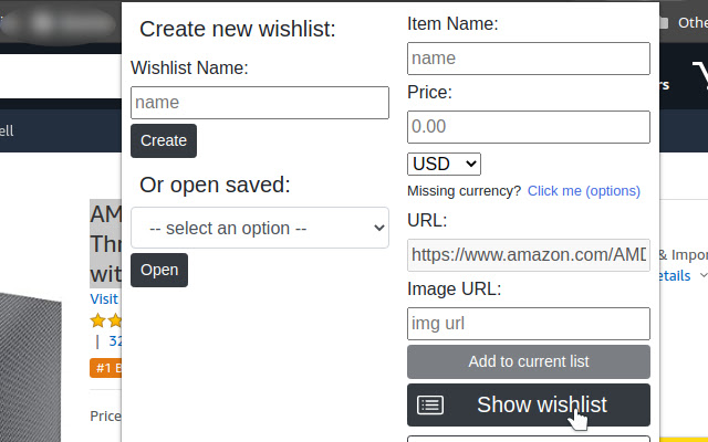 SimpleWishlist from Chrome web store to be run with OffiDocs Chromium online SimpleWishlist from Chrome web store to be run with OffiDocs Chromium online