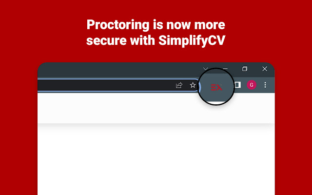 SimplifyCV Proctoring from Chrome web store to be run with OffiDocs Chromium online SimplifyCV Proctoring from Chrome web store to be run with OffiDocs Chromium online