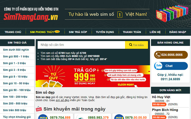 Sim Số Đẹp simthanglong.vn from Chrome web store to be run with OffiDocs Chromium online Sim Số Đẹp simthanglong.vn from Chrome web store to be run with OffiDocs Chromium online