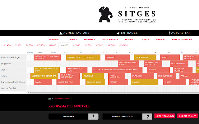 Sitges Film Festival Plus from Chrome web store to be run with OffiDocs Chromium online Sitges Film Festival Plus from Chrome web store to be run with OffiDocs Chromium online