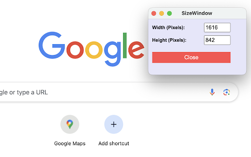 SizeWindow from Chrome web store to be run with OffiDocs Chromium online SizeWindow from Chrome web store to be run with OffiDocs Chromium online