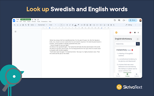 SkrivaText from Chrome web store to be run with OffiDocs Chromium online SkrivaText from Chrome web store to be run with OffiDocs Chromium online