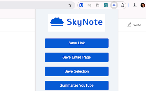 Skynote Clipper from Chrome web store to be run with OffiDocs Chromium online Skynote Clipper from Chrome web store to be run with OffiDocs Chromium online