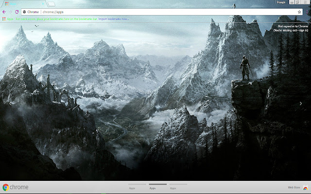 Skyrim Forest Mountain 1366x768 from Chrome web store to be run with OffiDocs Chromium online Skyrim Forest Mountain 1366x768 from Chrome web store to be run with OffiDocs Chromium online