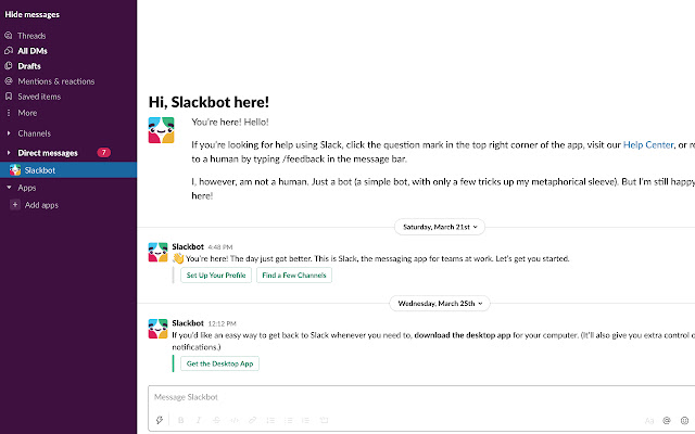 Slack hider from Chrome web store to be run with OffiDocs Chromium online Slack hider from Chrome web store to be run with OffiDocs Chromium online