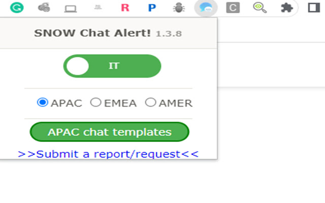 SNOW Chat Alert from Chrome web store to be run with OffiDocs Chromium online SNOW Chat Alert from Chrome web store to be run with OffiDocs Chromium online