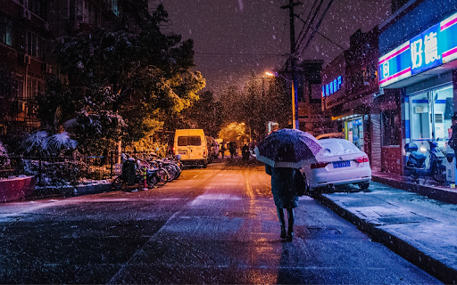 Snowy Street Scene from Chrome web store to be run with OffiDocs Chromium online Snowy Street Scene from Chrome web store to be run with OffiDocs Chromium online