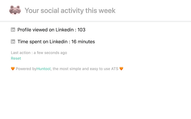 Social Analytics by Huntool from Chrome web store to be run with OffiDocs Chromium online Social Analytics by Huntool from Chrome web store to be run with OffiDocs Chromium online