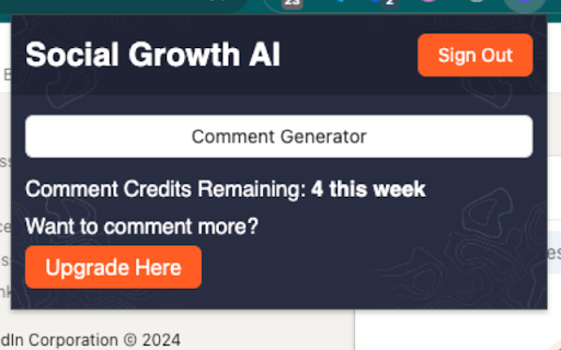 Social Growth AI from Chrome web store to be run with OffiDocs Chromium online Social Growth AI from Chrome web store to be run with OffiDocs Chromium online