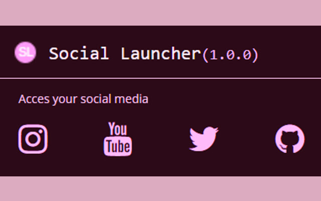 Social Launcher from Chrome web store to be run with OffiDocs Chromium online Social Launcher from Chrome web store to be run with OffiDocs Chromium online