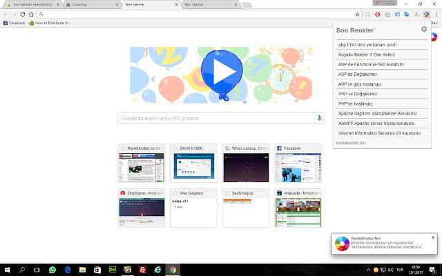 Son renkler renklikodlar.net from Chrome web store to be run with OffiDocs Chromium online Son renkler renklikodlar.net from Chrome web store to be run with OffiDocs Chromium online