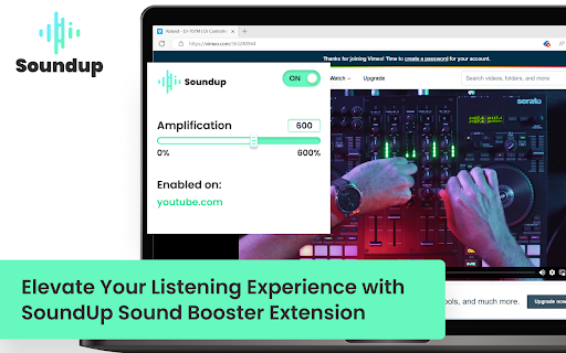 Sound Booster that Works! from Chrome web store to be run with OffiDocs Chromium online Sound Booster that Works! from Chrome web store to be run with OffiDocs Chromium online