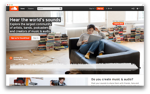SoundCloud from Chrome web store to be run with OffiDocs Chromium online SoundCloud from Chrome web store to be run with OffiDocs Chromium online