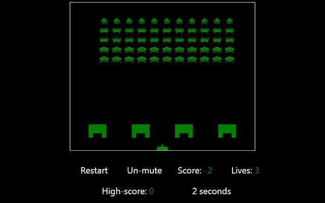 Space Invaders from Chrome web store to be run with OffiDocs Chromium online Space Invaders from Chrome web store to be run with OffiDocs Chromium online