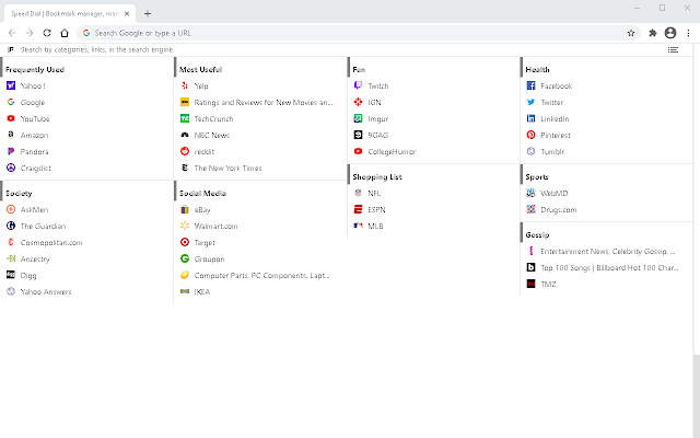 Speed Dial|Bookmarks Manager for New Tab Page from Chrome web store to be run with OffiDocs Chromium online Speed Dial|Bookmarks Manager for New Tab Page from Chrome web store to be run with OffiDocs Chromium online