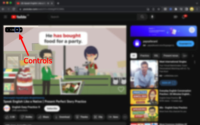 Speed Video Control from Chrome web store to be run with OffiDocs Chromium online Speed Video Control from Chrome web store to be run with OffiDocs Chromium online