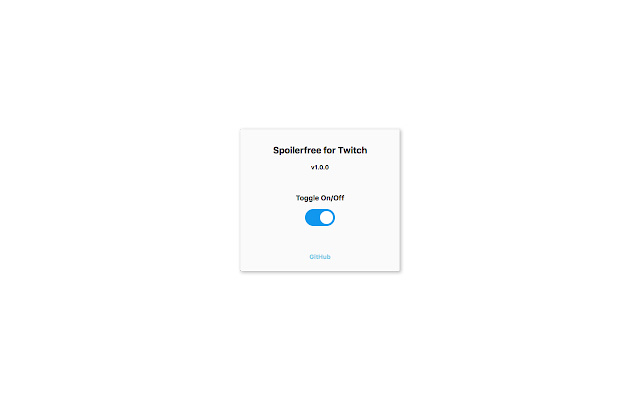 Spoilerfree for Twitch from Chrome web store to be run with OffiDocs Chromium online Spoilerfree for Twitch from Chrome web store to be run with OffiDocs Chromium online