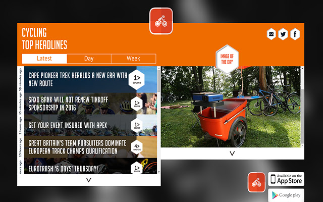 Sportfusion Cycling News from Chrome web store to be run with OffiDocs Chromium online Sportfusion Cycling News from Chrome web store to be run with OffiDocs Chromium online