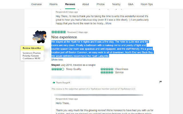 Spot Deceptive Hotel Reviews from Chrome web store to be run with OffiDocs Chromium online Spot Deceptive Hotel Reviews from Chrome web store to be run with OffiDocs Chromium online