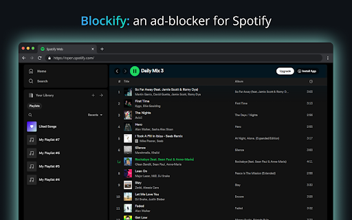 Spotify Ad Blocker Blockify from Chrome web store to be run with OffiDocs Chromium online Spotify Ad Blocker Blockify from Chrome web store to be run with OffiDocs Chromium online