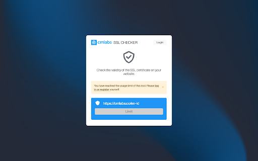 SSL Checker cmlabs SEO Tools from Chrome web store to be run with OffiDocs Chromium online SSL Checker cmlabs SEO Tools from Chrome web store to be run with OffiDocs Chromium online
