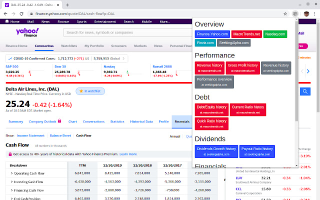 Stock Connector from Chrome web store to be run with OffiDocs Chromium online Stock Connector from Chrome web store to be run with OffiDocs Chromium online