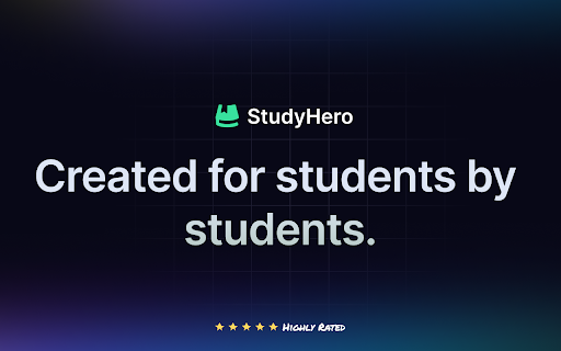StudyHero from Chrome web store to be run with OffiDocs Chromium online StudyHero from Chrome web store to be run with OffiDocs Chromium online