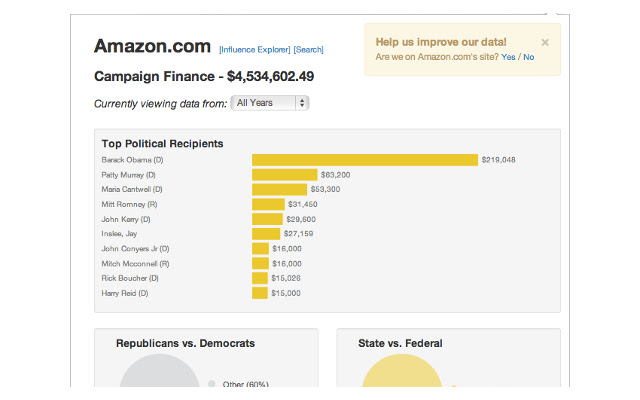 Sunlight Foundation Influence Explorer from Chrome web store to be run with OffiDocs Chromium online Sunlight Foundation Influence Explorer from Chrome web store to be run with OffiDocs Chromium online