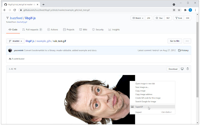 SuperGIF from Chrome web store to be run with OffiDocs Chromium online SuperGIF from Chrome web store to be run with OffiDocs Chromium online